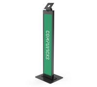 MacLocks Support de sol de sécurité personnalisable VESA – Inclinable – Noir