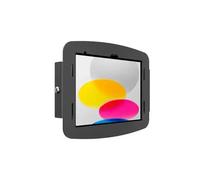 Compulocks iPad 10.9" 10th Gen Space Enclosure Wall Mount - Boîtier - pour tablette - verrouillable - aluminium de haute qualité - noir - Taille d'écran : 10.9" - Interface de montage : 100 x 100 mm -