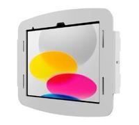 Compulocks Support Antivol Tablette 10.9" Blanc Aluminium, Compatible Apple iPad, Montage Bureau, Serrure 2 Clés, Gestion Câbles, Inclinaison Réglable