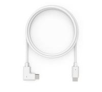 MacLocks Câble USB‑C vers USB‑C 6 pieds angle droit 90° – Charge et données – Blanc
