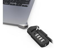 Compulocks Adaptateur de rebord pour MacBook Air 15" (M2/M3/M4/M5) (verrou d'angle) avec câble antivol à combinaison