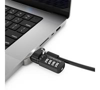 COMPULOCK Compulocks Ledge Lock Adapter for MacBook Pro 16' M1, M2 & M3 with Combination Cable Lock