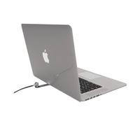 Compulocks Antivol Universel Macbook, PC, Tablette Adaptateur avec câble à clé - Kit de sécurité - argent