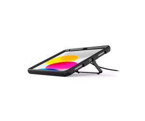 Compulocks Étui Sécurisé 109KS01KL pour iPad (10th gen.) 10.9" (A2757, A2777), Métal/Caoutchouc Noir, Résistant Chocs/Rayures, Verrouillable, 771g