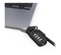 Compulocks Ledge Lock Adapter for MacBook Air 13" M2-M4 with Combination Lock Silver - Adaptateur de verrouillage de câble de sécurité - avec serrure à câble à combinaison - pour Apple MacBook Air M2