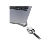 Compulocks Ledge Lock Adapter for MacBook Air 13" M2-M4 with Keyed Lock Silver - Adaptateur à fente de verrouillage pour la sécurité - avec serrure à câble à clé - pour Apple MacBook Air M2