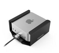 Support de sécurité pour Mac Mini avec câble à clé argenté - Lit de montage de sécurité de système - montable sur mur, montable sur bureau, montable