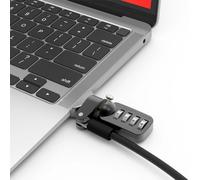 Compulocks MACBOOK AIR T-SLOT LEDGE LOCK ADAPTER WITH COMBINATION CABLE LOCK câble de réseau