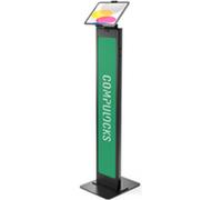 Compulocks Maclocks BrandMe Cling 2.0 Universal Tablet Security Floor Stand - Support pour tablette - verrouillable