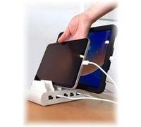 Compulocks Station de charge 5PUSBCDKS-EU 150 W - 10 sorties (5x USB-C, 5x USB-A) Blanc prise EU