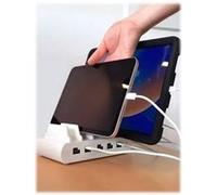 Compulocks Station de charge - 5 connecteurs USBC - prise UK - Socle de chargement - 10 connecteurs de sortie (USB, 24 pin USB-C) G