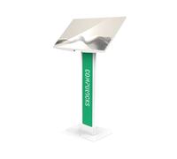 Compulocks Support Antivol Tablette 32" Blanc - Compatibilité Universelle VESA 75x75/100x100 mm - Ajustable - Réf: 140WLBPW