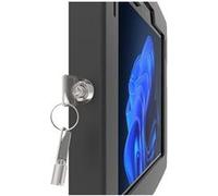 Compulocks Surface Go Space Enclosure Wall Mount - Boîtier - pour tablette - verrouillable - aluminium de haute qualité - noir - Taille d'écran : 10 - Interface de montage : 100 x 100 mm - montable su