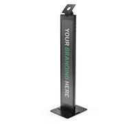 MacLocks Support de sol de sécurité personnalisable VESA – Inclinable – Noir