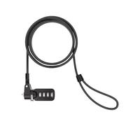 Compulocks Universal Security Combination Cable Lock - Câble de sécurité - noir - 1.83 m