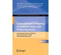 Computational Intelligence In Communications And Business Analytics