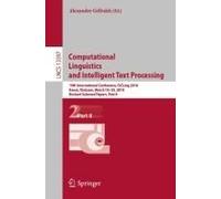 Computational Linguistics And Intelligent Text Processing