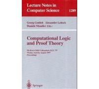 Computational Logic And Proof Theory