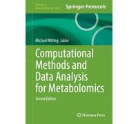 Computational Methods and Data Analysis for Metabolomics