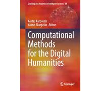 Computational Methods for the Digital Humanities