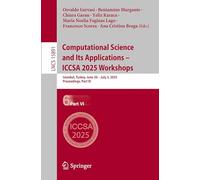 Computational Science and Its Applications - ICCSA 2025 Workshops: Istanbul, Turkey, June 30 - July 3, 2025, Proceedings, Part VI