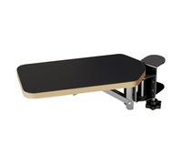 Computer Arm Rest, Wooden Folding Table Desk Extender with 90° Rotation, Ergonomic Wrist and Arm Support for Typing Workstations Desktop Office Use 25x12x6.5cm
