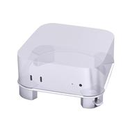 Computer CPU Stand - Adjustable Non Slip Support | White Aluminum Alloy Silicone Holder with Compact 12.7x12.7x2.2cm Size, Lightweight PC Stand for Teens Women Men Apartment Home Living Room