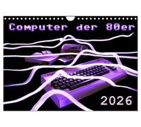 Computer der 80er (Wandkalender 2026 DIN A4 quer), CALVENDO Monatskalender: Die Kultgeräte einer ganzen Generation