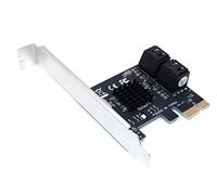 Computer District - Carte Controleur SATA 3-4 Ports SATA III (Sata 3) - PCIe 2.0 X1 (PCI-E/PCI Express) - Chipset Marvell 88SE9215 - Equerre Low et High Profile