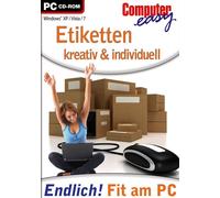 Computer Easy - étiquettes créatives et individuelles PC CD-ROM NEUF...
