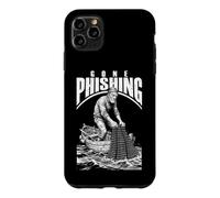 Computer Hacker Gone Phishing Code Binaire Amusant Filet de pêche Coque pour iPhone 11 Pro Max