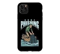 Computer Hacker Gone Phishing Code Binaire Amusant Filet de pêche Coque pour iPhone 11 Pro Max