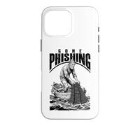 Computer Hacker Gone Phishing Code Binaire Amusant Filet de pêche Coque pour iPhone 16 Pro Max