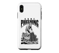 Computer Hacker Gone Phishing Code Binaire Amusant Filet de pêche Coque pour iPhone XS Max