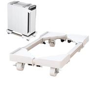 Computer Holder Stand - Telescopic Organizer for CPU Storage Mobile Devices | Adjustable Metal Frame with Smooth Sliding Rack, Compact Foldable Design, Multi Purpose Holder for Home Office Living Room