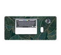 Computer Mousepad Mat - 35x15.7in Large Rubber Desk Mats for Non-Slip Performance, Extended Waterproof Keyboard Pad with Abstract Design for Personal, Home, and Workstation Use