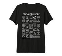 Computer Nerd PC Builder Funny Tech Hardware Alphabet ABC T-Shirt Haut de Gamme