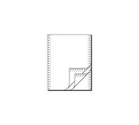 Sigel Papier 32243 - 305×240 mm perforé sans carbone 3 parties 60/53/57 g/m² 600 ensembles