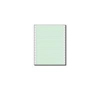 Sigel Computer Paper - Perforé - lignes vertes - 305 x 240 mm - 60 g/m² - 2000 feuille(s) papier uni G