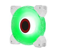 Computer Radiator Cooling Fan Fast Cooling Anti-Vibration Cool ARGB Light 7-Blade 12cm Computer Radiator for Motherboard (Color : D)