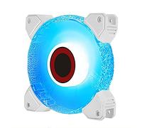 Computer Radiator Cooling Fan Fast Cooling Anti-Vibration Cool ARGB Light 7-Blade 12cm Computer Radiator for Motherboard (Color : B)