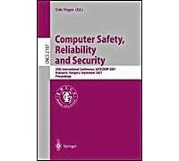 Computer Safety, Reliability And Security