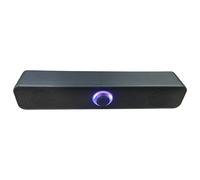 Computer Speaker, 2.56 Inches USB Speakers Stereo for Monitor Projector Stage Office Tablet Desk, Loud Sound Deep Bass Soundbar with Compact Plug and Play Design, Music Car TV for Home Entertainment