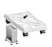 Computer Stand - Ventilated Mobile CPU Stand PC Floor Cart | Moveable Desktop computer stand PC Floor Cart, Rolling Computer Stand, PC Shelf, Under Desk CPU Holder