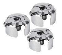 Computerized Flat Machine Bobbin Case BC DB1 - NBL | 3pcs Robust Metal Sewing Machine Parts | Oxidation Protected Replacement for Sewing/Embroidery/Quilting