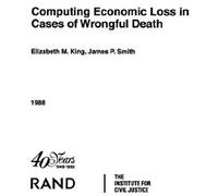 Computing Economic Loss In Cases Of Wrongful Death