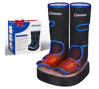 Comrelax Pro Shiatsu Masseur de pieds avec chaleur, compression d'air pour la circulation des mollets, utile pour soulager la douleur, relaxation musculaire, multiples modes de massage et intensités