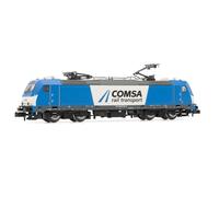 COMSA, locomotive électrique 253, livrée bleu-blanc, ep. VI, avec décodeur DCC