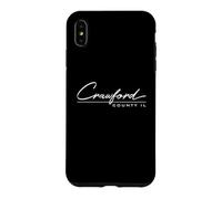 Comté de Crawford Illinois (IL) Coque pour iPhone XS Max