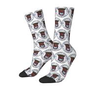Comté De St Johns, Floride Chaussettes Unisexes Travail Thermique Décontractées Sport Socks Nouveauté Chaussettes De Randonnée Hiver Pour Anniversaire, Cadeau, Fête Des Pères, 40Cm